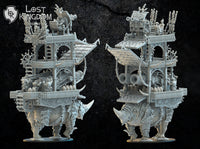 Colossale plateforme d'artillerie montée nains immortels