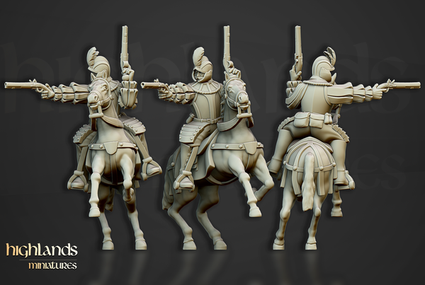 Mounted pistoleers