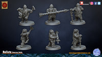 Baliste Naine et Servants