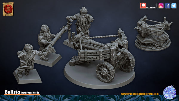 Dwarf Ballista and Servants