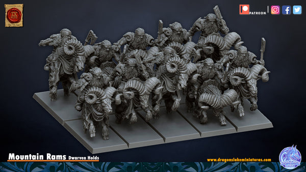 Dwarf Ram Riders