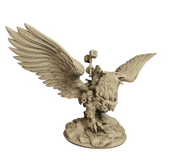 Dwarf King on Griffin