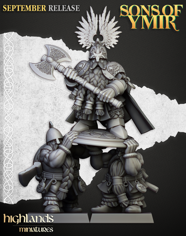King Ulric on Shield Bearers