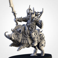 Seigneur Ogre Khan monté