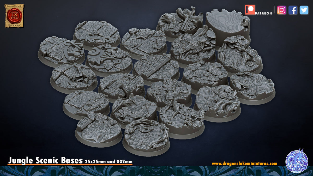 Socles Jungle Saurian