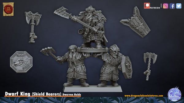 Dwarf King on Shield Bearer