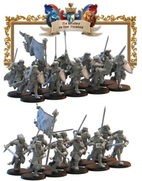 Chevaliers à pieds