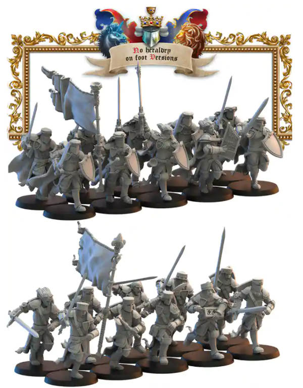 Chevaliers à pieds