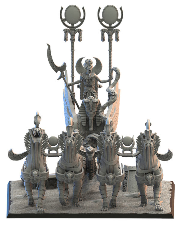 Pharaoh on chariot
