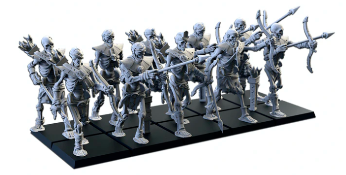 Infanterie squelette ( equipement au choix )