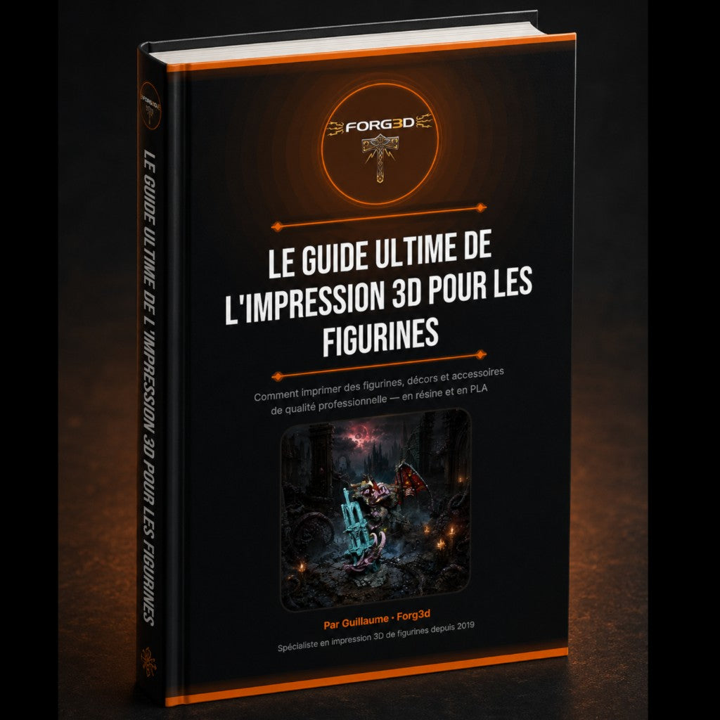 Couverture — Le guide ultime de l'impression 3D pour les figurines